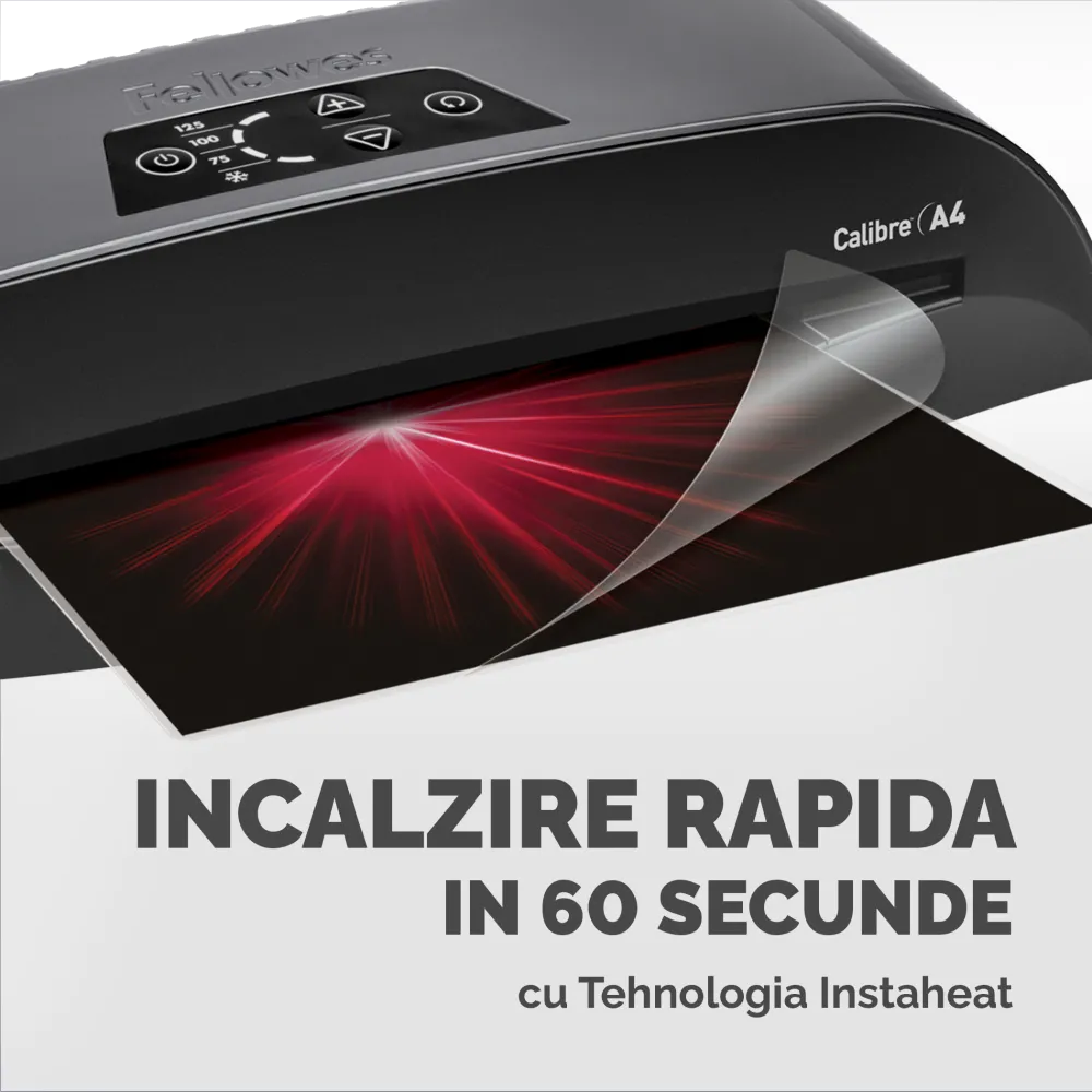 Fellowes Laminator A4 Calibre 125mic 240mm 480mm/min InstaHeat 