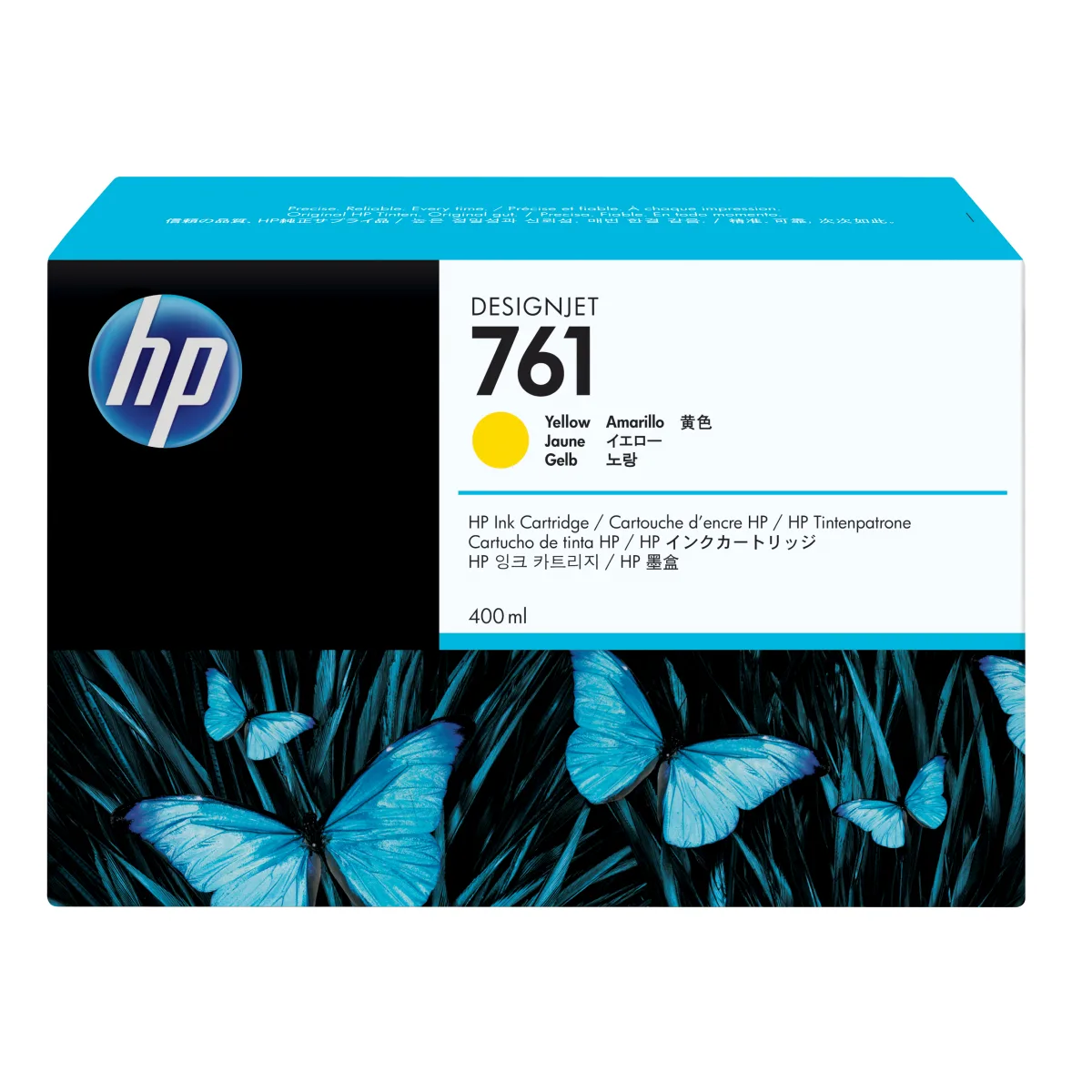 HP CM992A Cartus ink No. 761 400ml Yellow pt. DesignJet standard yield