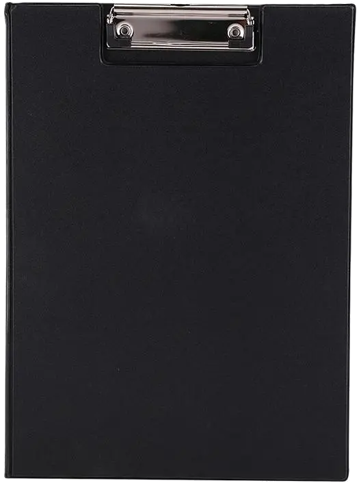 Office Clipboard A4 dublu plastifiat tip mapa, negru