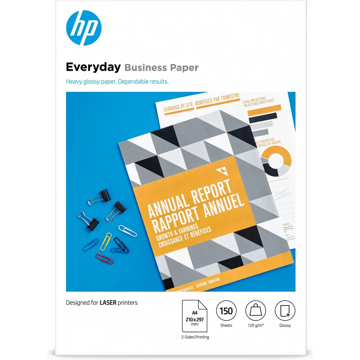 HP Hartie A4 glossy 120g/mp Business Everyday, 150 coli
