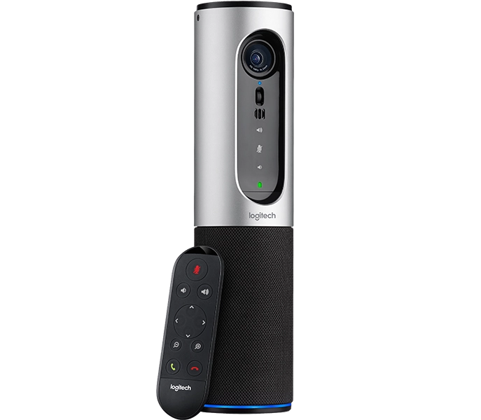 Logitech ConferenceCam Connect, Sistem videoconferinta portabil, Full HD 1080p, Silver