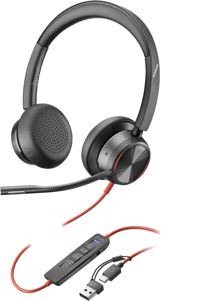 HP Poly Blackwire 8225-M USB-C stereo ANC Teams