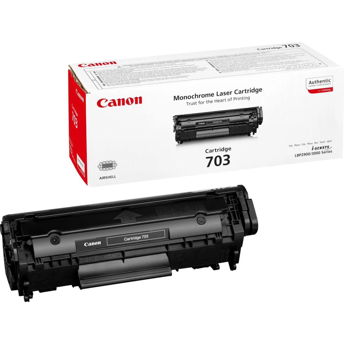Canon CRG703 Cartus toner pentru LBP2900/3000, HP Q2612A, 2000pg@5%