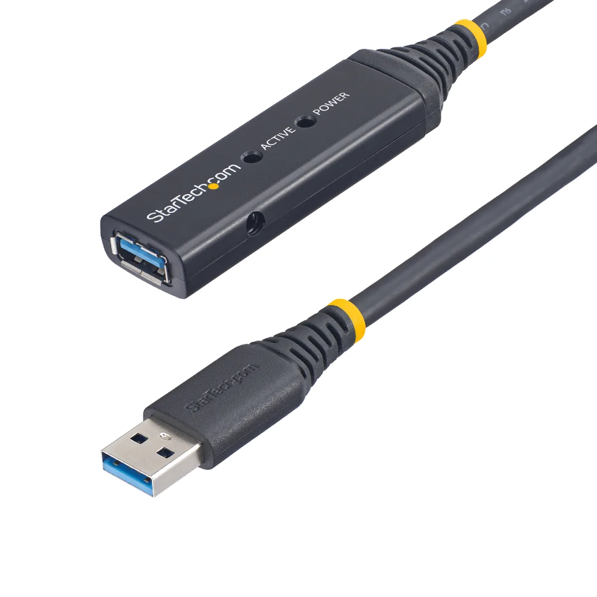 StarTech Prelungitor activ USB 3.0, USB A Mama - USB A Tata, 5m angle