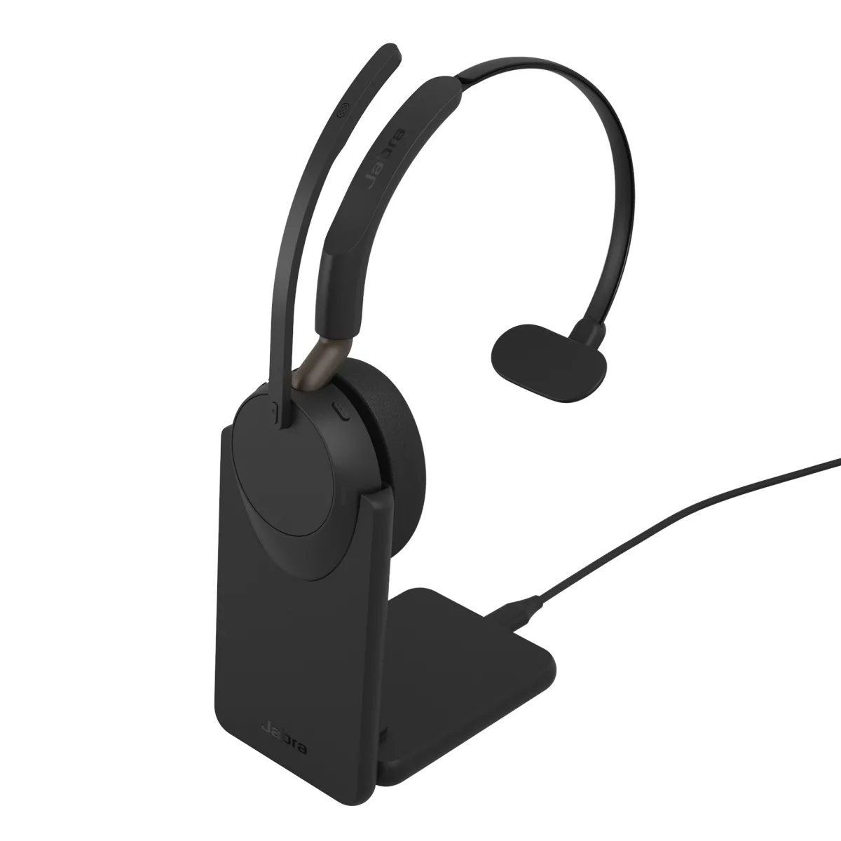 Jabra Casca Evolve3 65 UC mono USB-A Link 390a, stand incarcare 