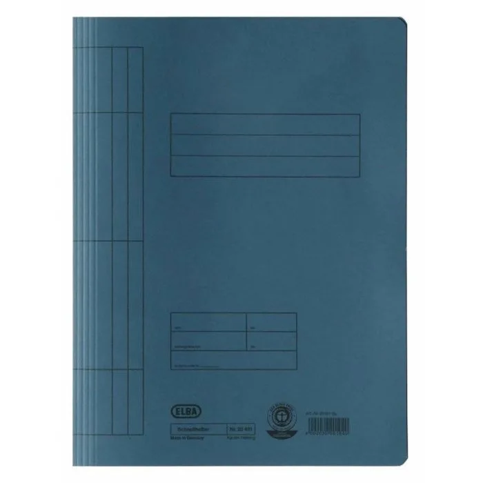 Elba Dosar plic A4 Blue Line Premium albastru 250g/mp