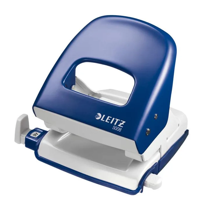 Leitz 5008 perforator metalic 30 coli albastru