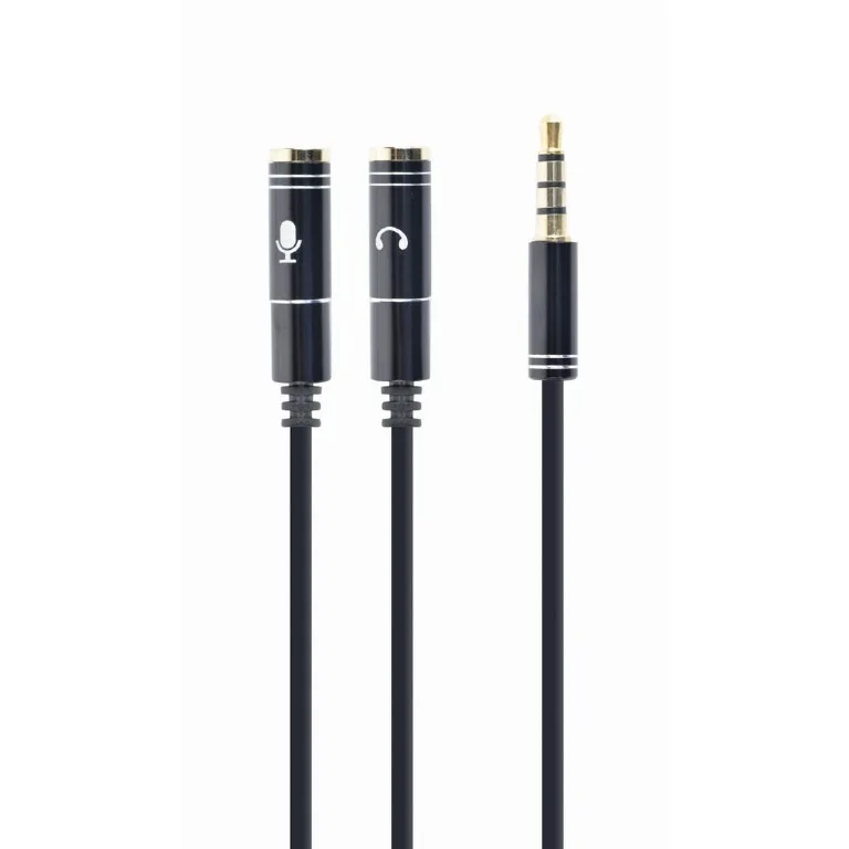 Gembird CABLU audio Splitter stereo (1 x 3.5 mm jack T la 2 x 3.5 mm jack M), 20cm