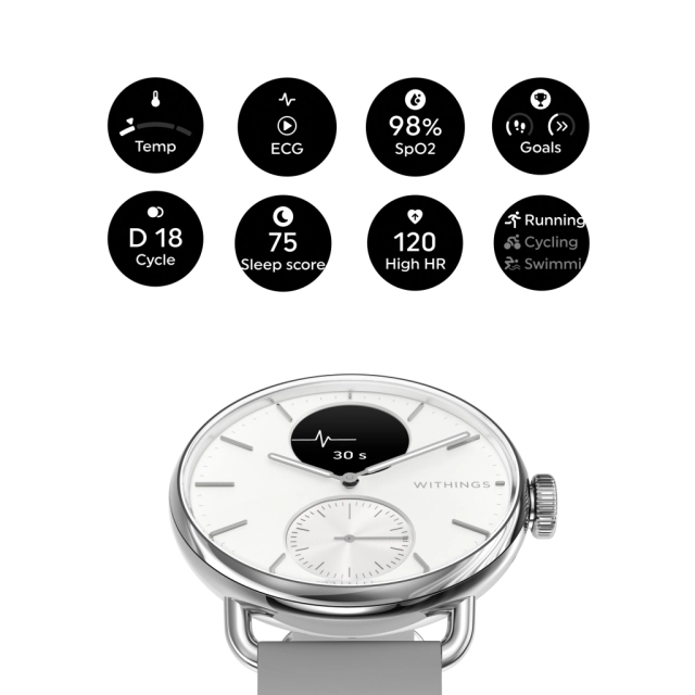 Withings Scanwatch 2, 38mm - White 