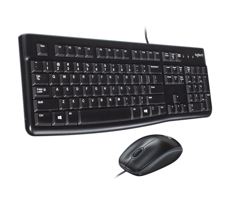 Logitech MK120 combo tastatura si mouse USB, US International 