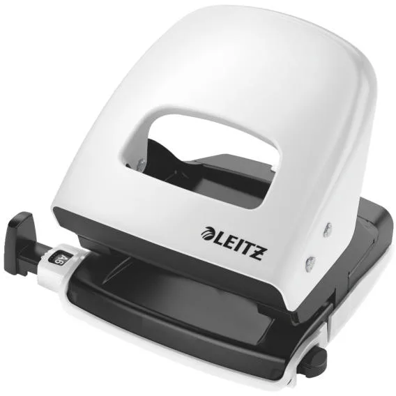 Leitz WOW 5008 perforator metalic 30 coli alb perlat