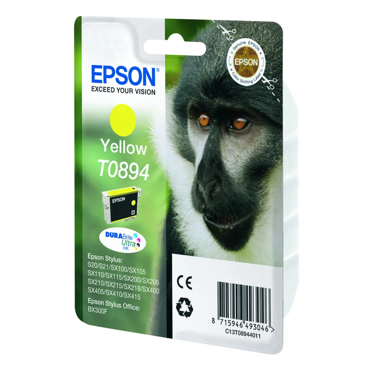T08944010 Cartus yellow original pentru Epson Stylus S20/S21