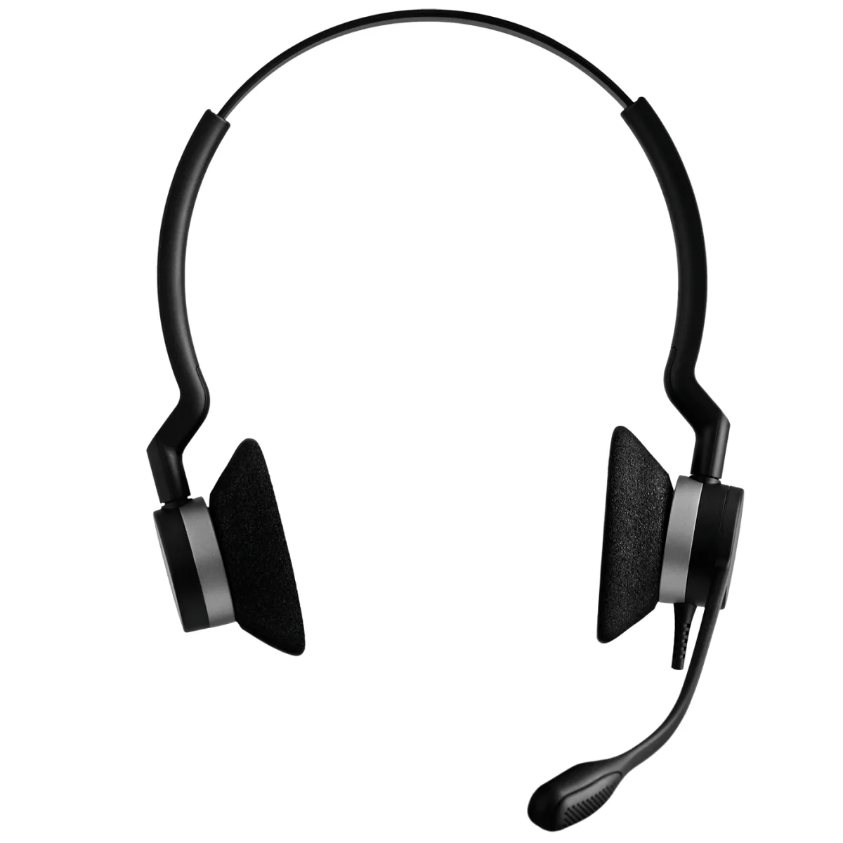 Jabra Casca BIZ 2300 USB UC Duo cu fir. Binaural, On-Ear, conectare USB-A angle