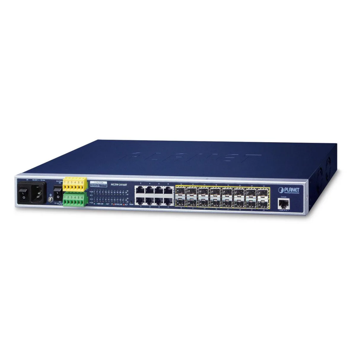 Planet Managed Metro Ethernet Switch 16-Port 100/1000Base-X SFP + 8