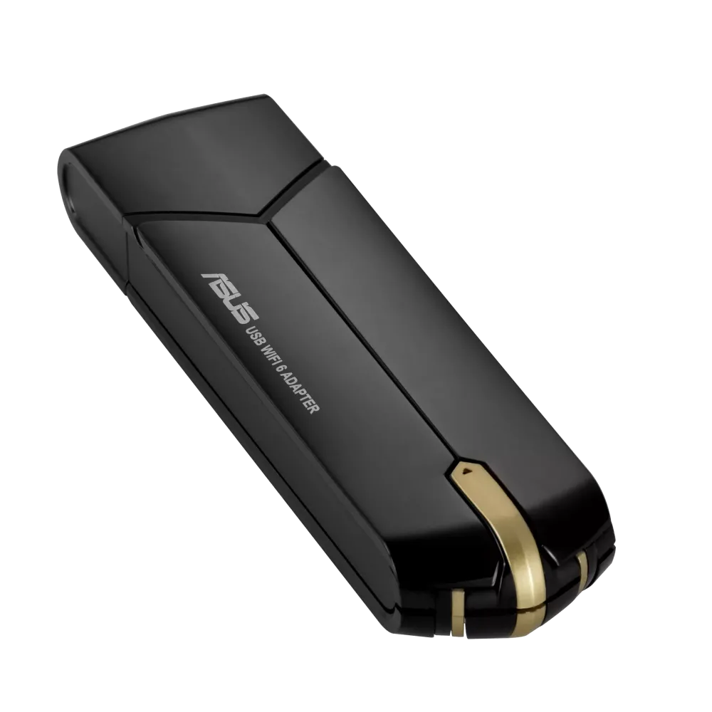 Asus USB-AX56 w/o CRADLE AX1800 Dual-band USB client card 802.11ax 1201/867Mbps 