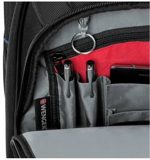 Wenger Carbon MacBook Pro rucsac laptop 17'', 30l, negru lifestyle