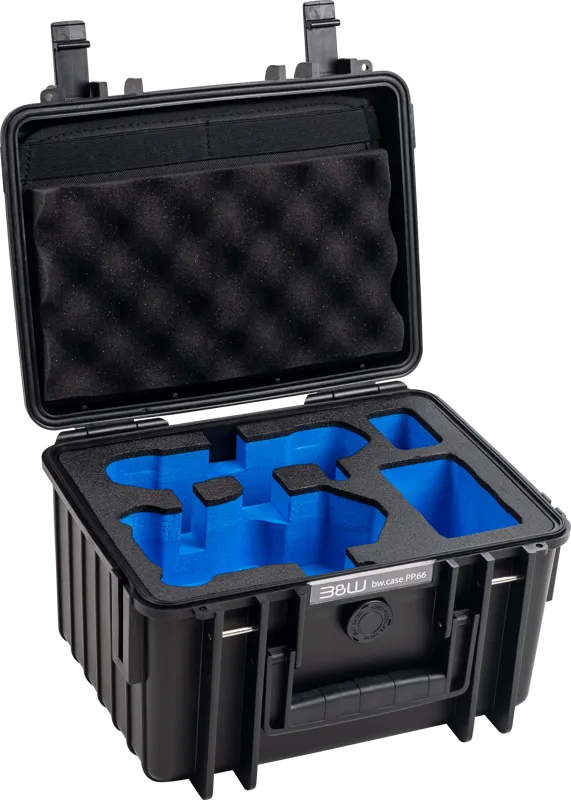 B&W Geanta de transport si carcasa de protectie pentru drona DJI Mini 4 Pro negru