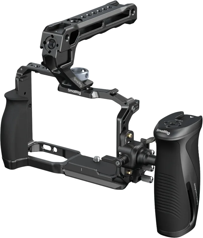 SmallRig Advanced Cage Kit 5468 pentru Nikon ZR, 2 manere si Arca-Swiss 