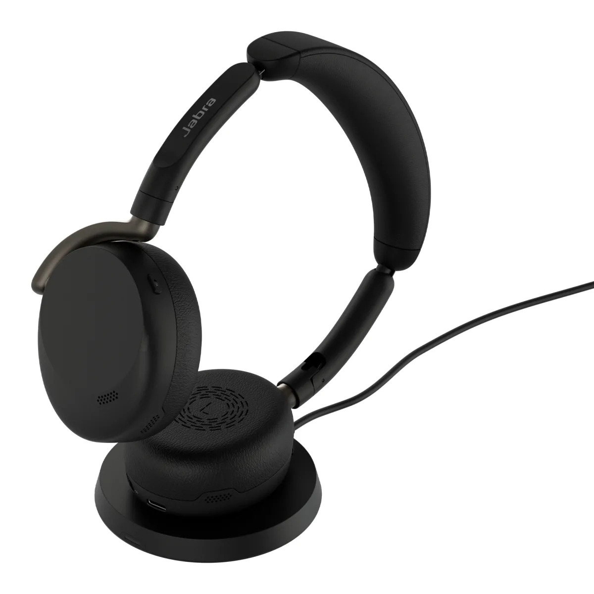 Jabra Casti Evolve3 65 Flex UC stereo USB-A Link 390a, pad incarcare 