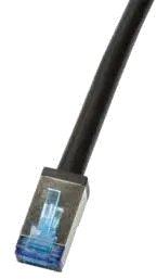 PATCH CORD S/FTP LOGILINK Cat6a, cupru-aluminiu, 3 m, negru, AWG26, dublu ecranat "CQ7063S"