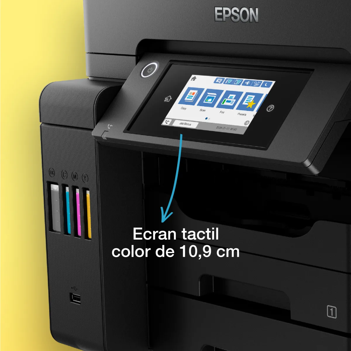 Epson EcoTank L6550 multifunctional CISS A4 fax C11CJ30402 angle