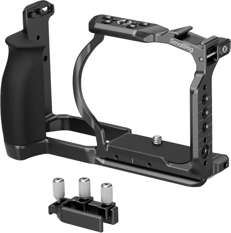 SmallRig HawkLock Cage 5904 pentru Nikon ZR, Arca-Swiss si sina NATO 