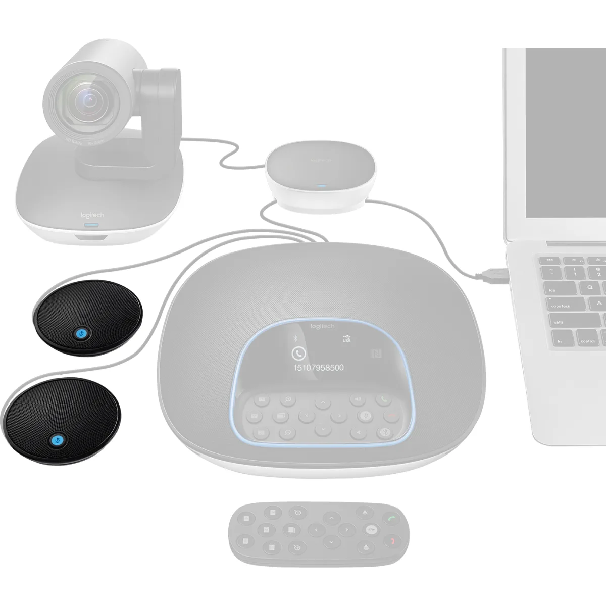 Logitech GROUP Expansion Mics, set 2 microfoane angle