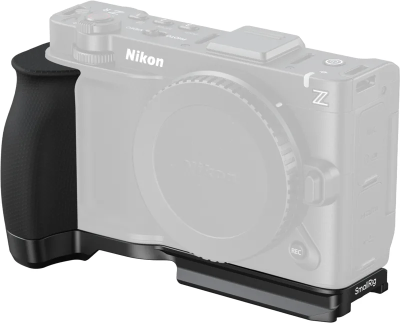 SmallRig Placa L 5466 pentru Nikon ZR, Arca-Swiss, maner silicon