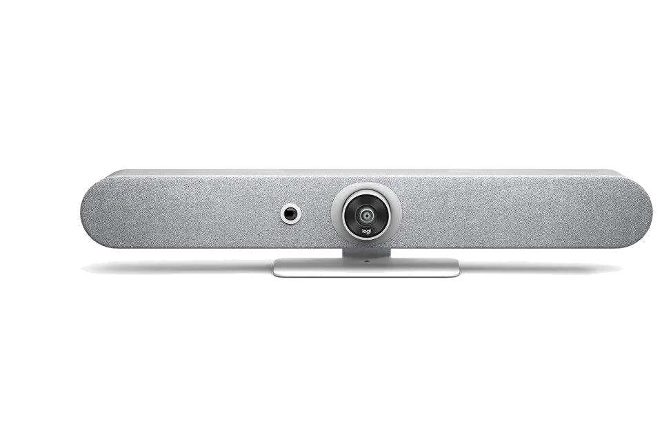 Logitech Rally Bar Mini video bar 4K white pentru sali mici