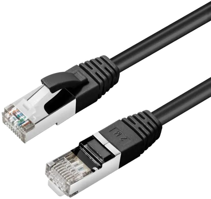 MicroConnect Patch cord CAT6A S/FTP 20m negru LSZH