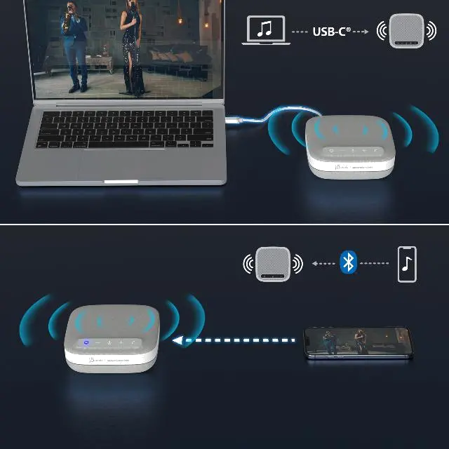 j5create USB-C 4K SPEAKERPHONE DOCK/SPEAKERPHONE 