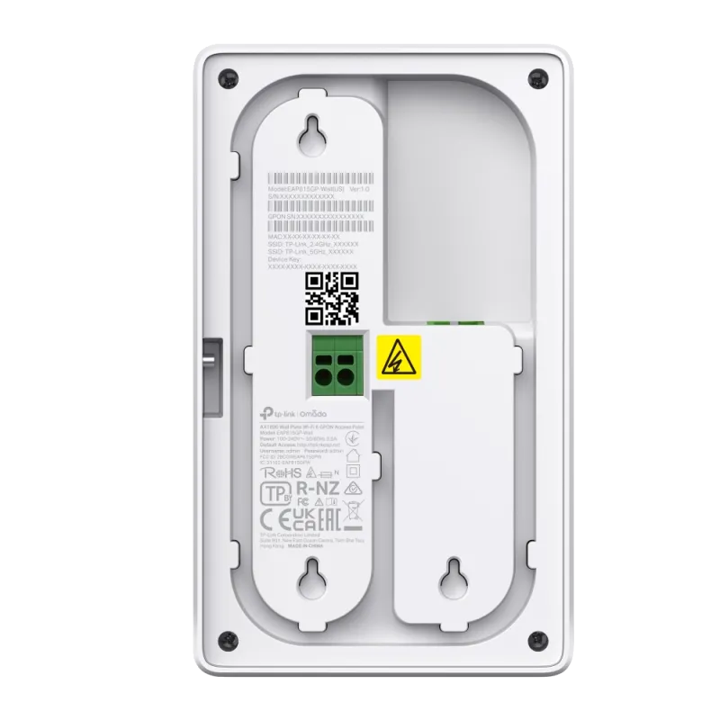 TP-Link Access point GPON Wi-Fi 6 AX1800 perete EAP625GP-WALL 