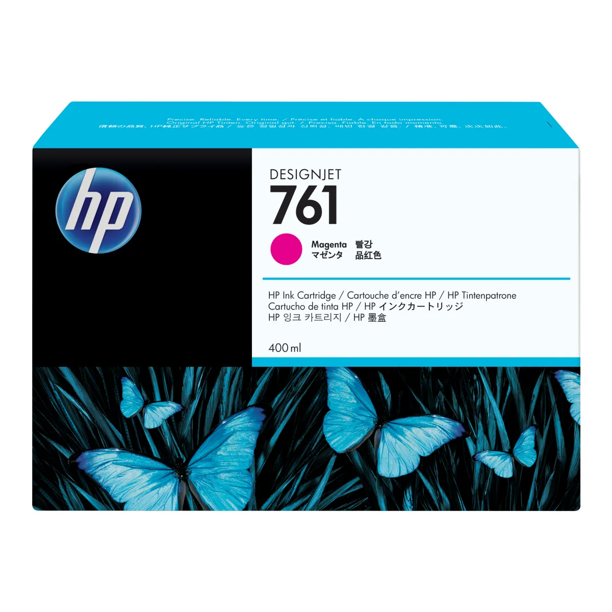 HP CM993A Cartus ink No. 761 400ml Magenta pt. DesignJet standard yield