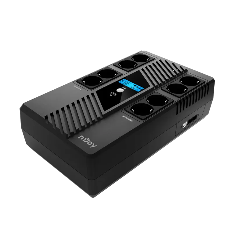 nJoy Token 800 UPS line-interactive 800VA 480W LCD Schuko