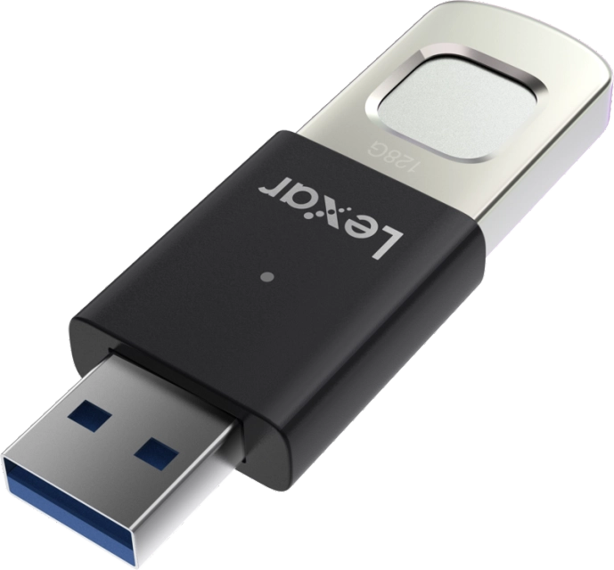 Lexar JumpDrive Fingerprint F35pro USB 3.2 Gen1, up to R300/W350, 128GB 