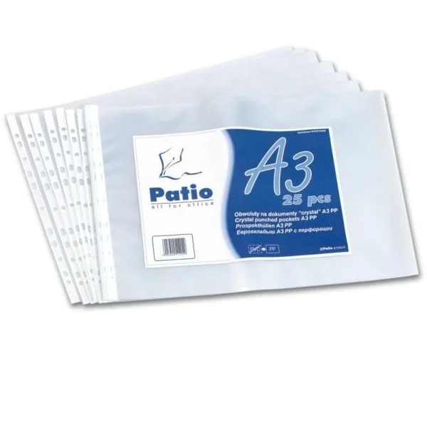 Office Set 25 file protectie A3 perforate