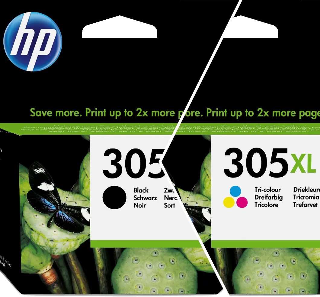 HP Pachet cartuse negru si tricolor 305XL pt. DeskJet 2720/1/3 2320 