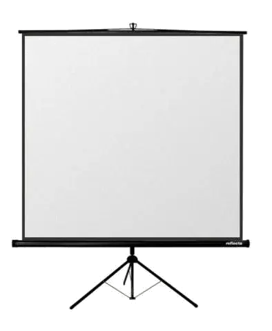Reflecta Ecran proiectie mobil trepied Crystal-Line 200x200cm spate negru
