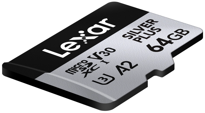 Lexar MicroSDXC Silver Plus 1066x UHS-I/U3/A2/4K R205/W100 (V30) 64GB 
