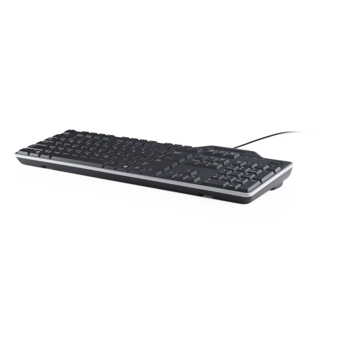 Dell Tastatura US/European (QWERTY) KB-813 Smartcard Reader USB angle
