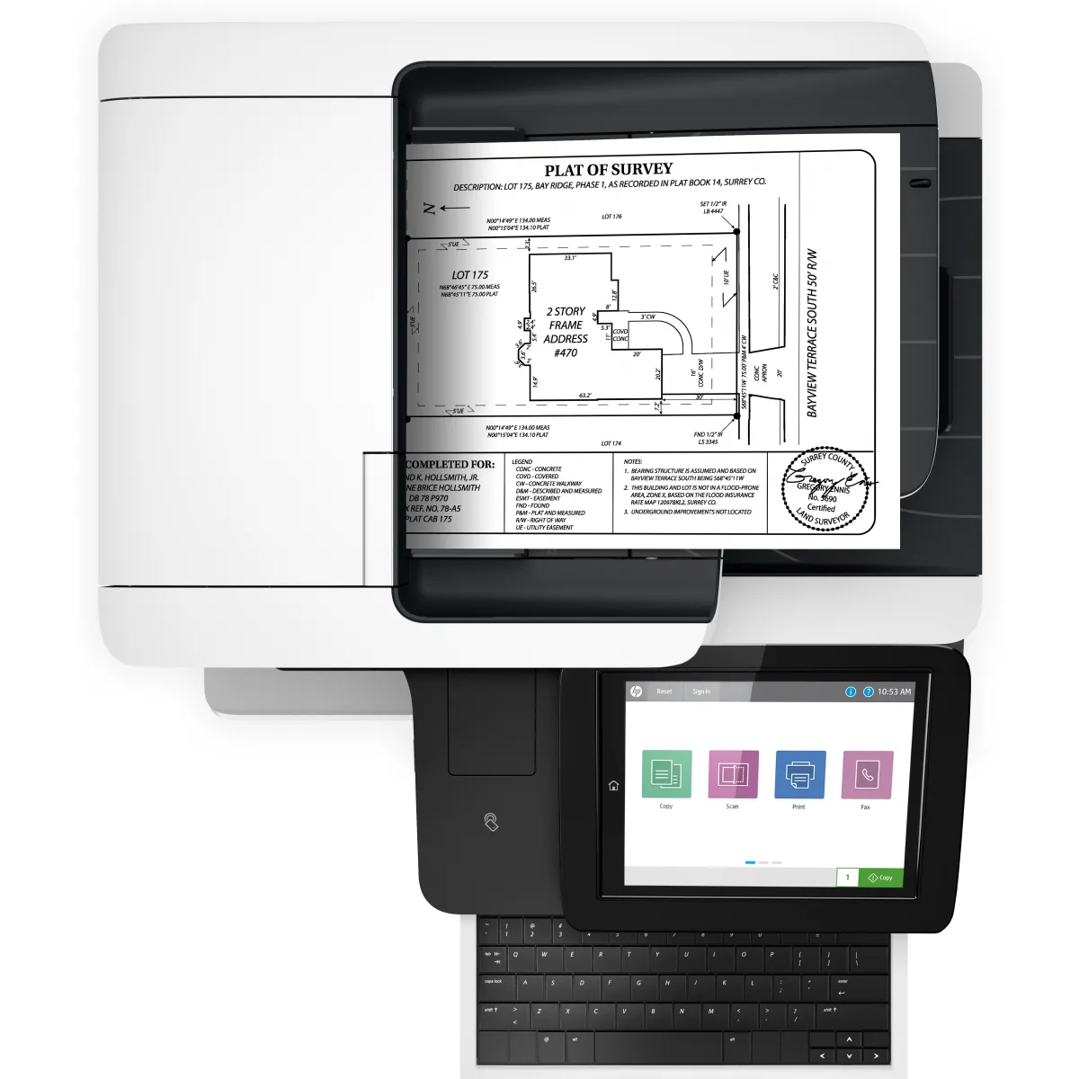 HP LaserJet Enterprise M528z multifunctional mono Flow (1PV67A) 