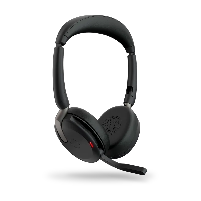 Jabra Evolve2 65 Flex UC Stereo pliabila, USB-C Link 380c, negru