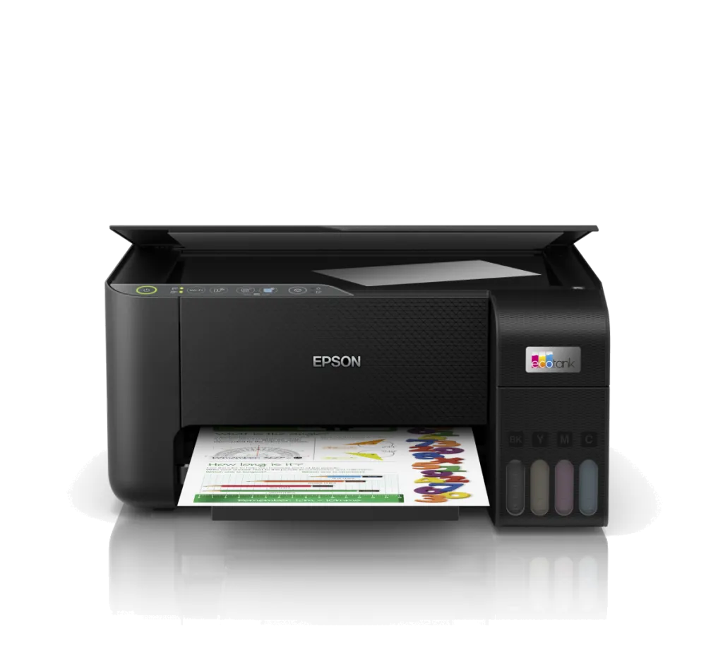 Multifunctional inkjet color Epson EcoTank CISS L3270 A4 printare copiere scan