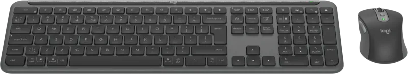 Logitech MK950 Signature Slim kit mouse si tastatura wireless si Bluetooth multidevice 