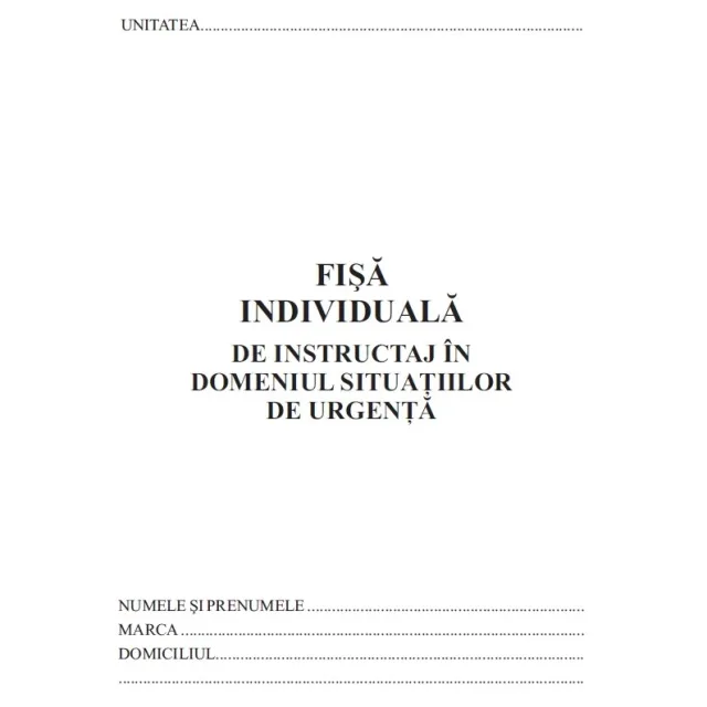 Office Max Fisa instructaj situatii urgenta PSI