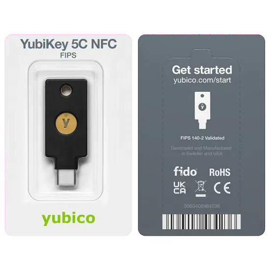 Yubico YubiKey 5C NFC FIPS 140-2, cheie USB-C cu NFC