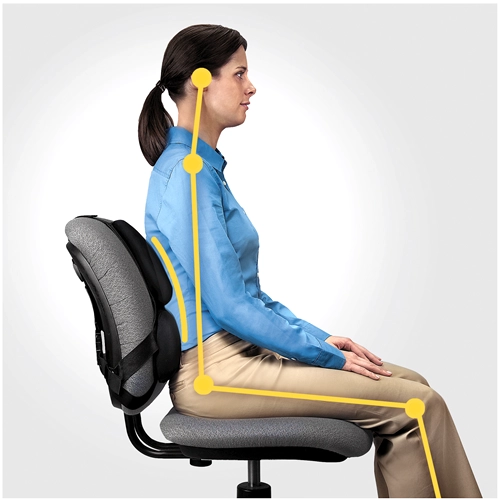 Fellowes Pro Series Ultimate Back Support - suport ergonomic pentru spatar 