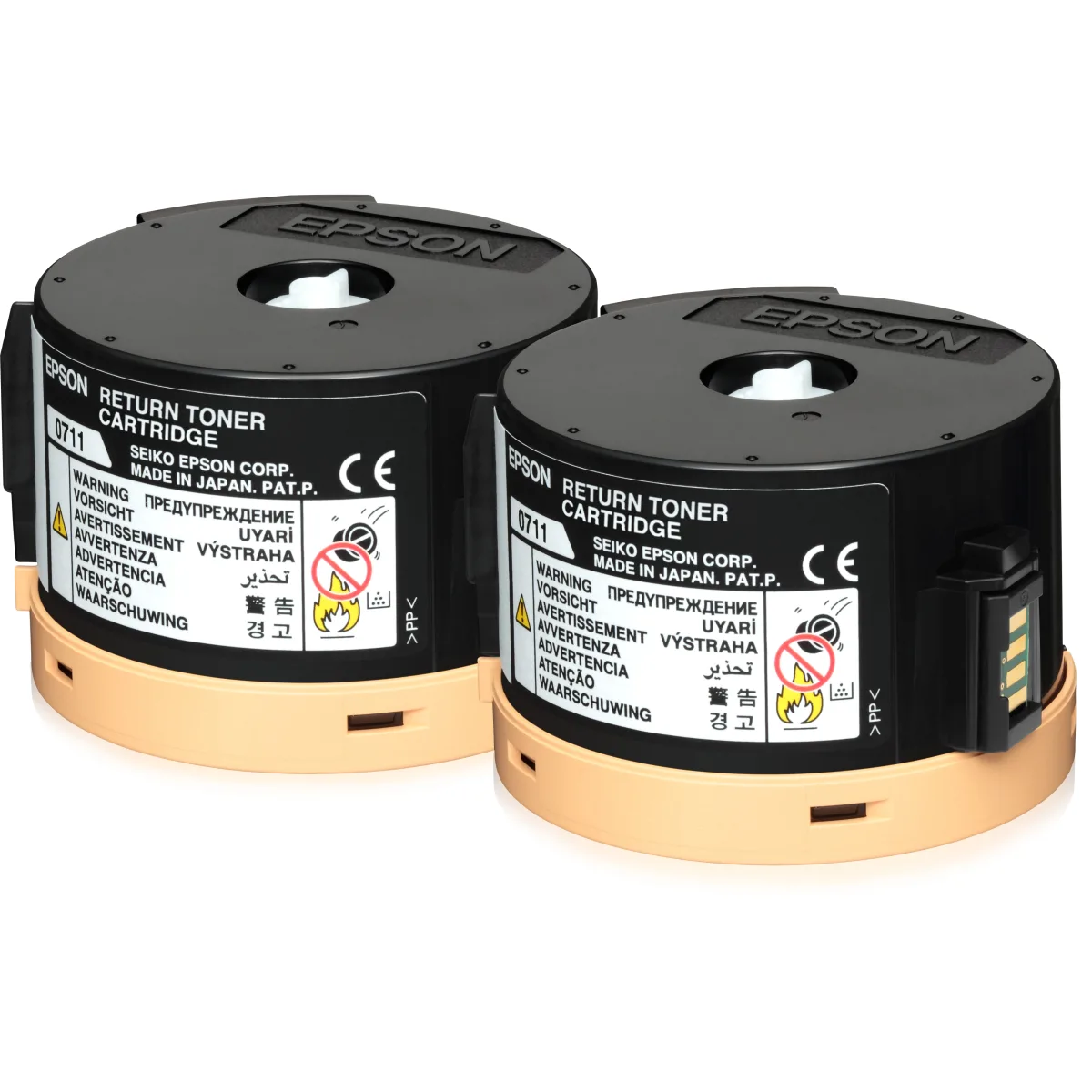 Epson C13S050711 Double pack toner original negru return (2x2500)