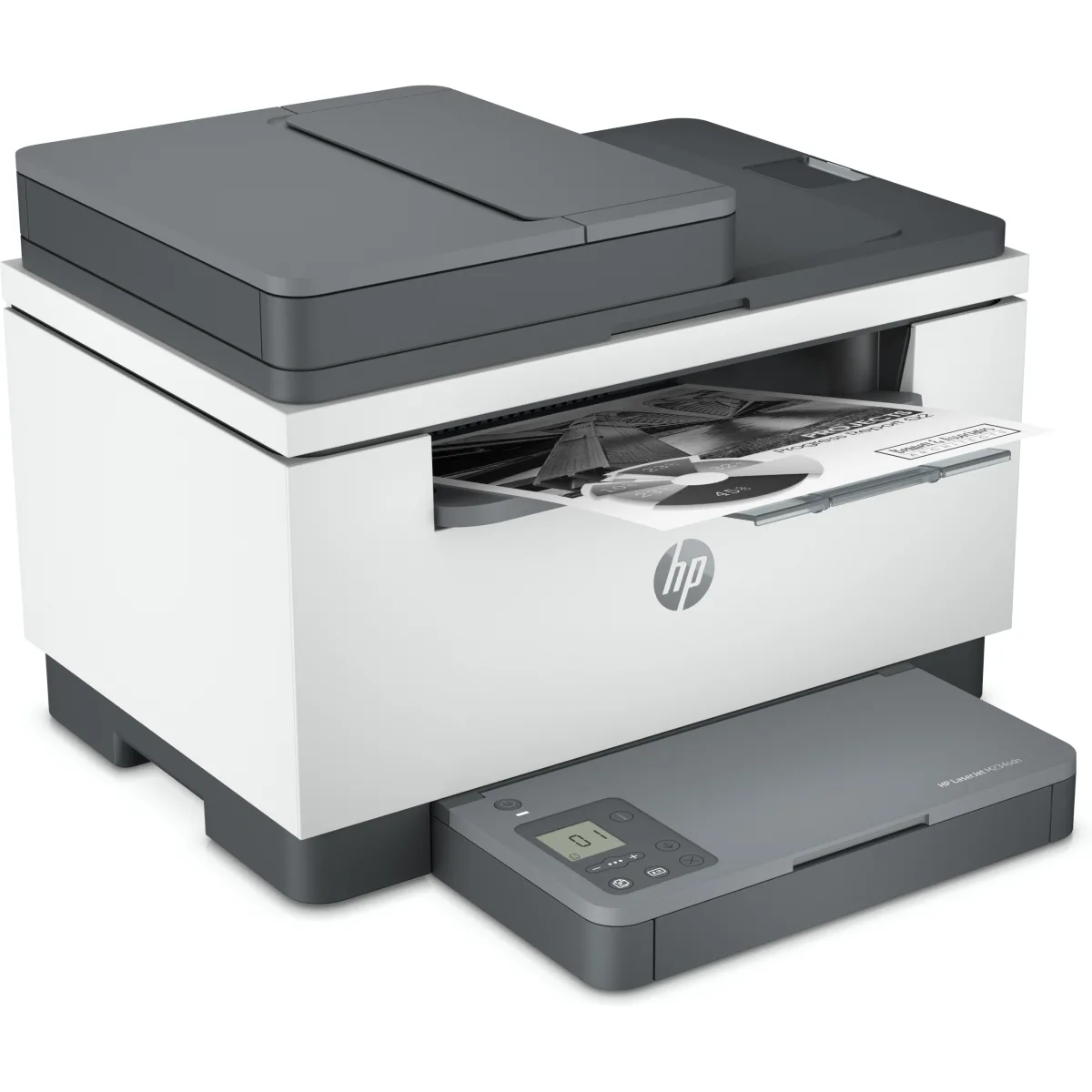 HP LaserJet MFP M234sdn multifunctional mono ADF retea (6GX00F) angle