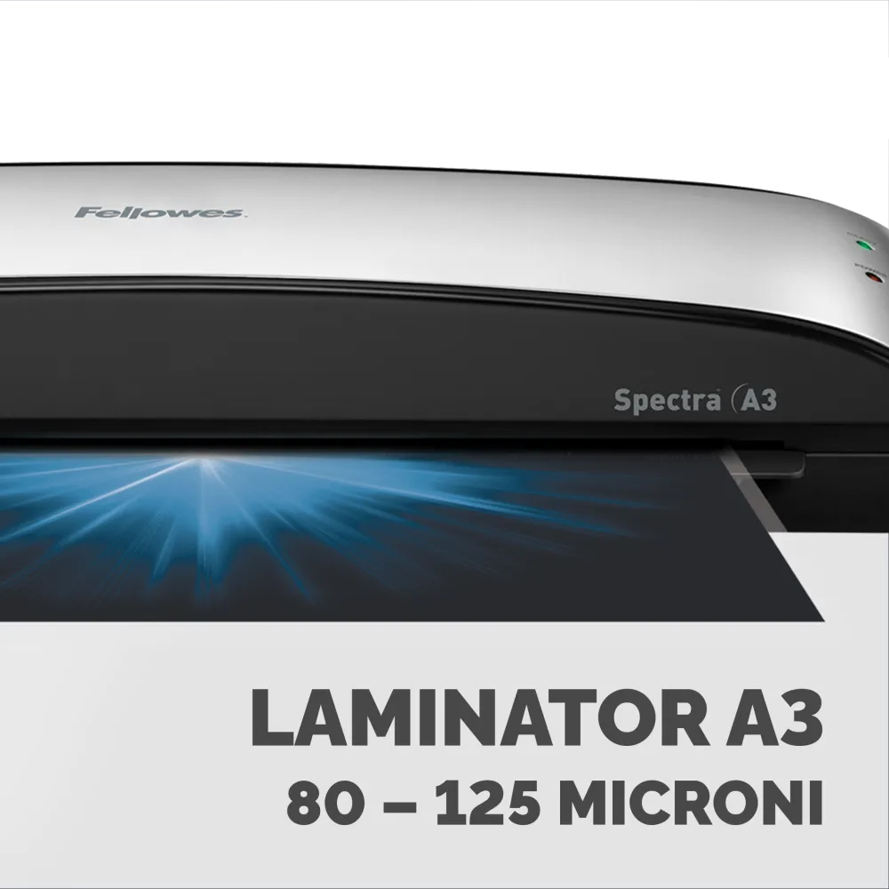 Fellowes Laminator A3 Spectra 125mic 320mm 300mm/min 2role 